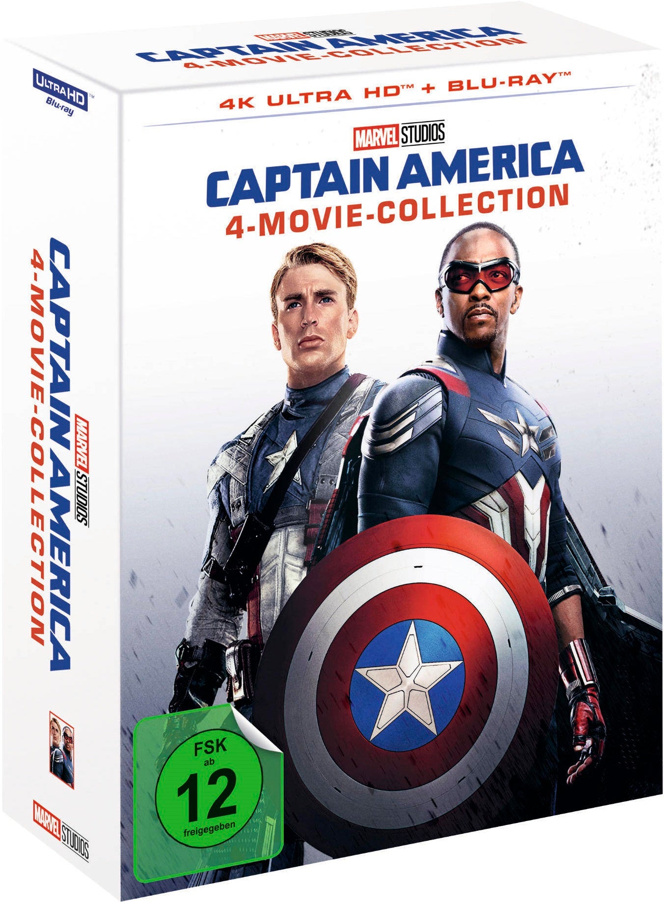 Captain America 4-Movie-Collection 4K UHD + Blu-ray