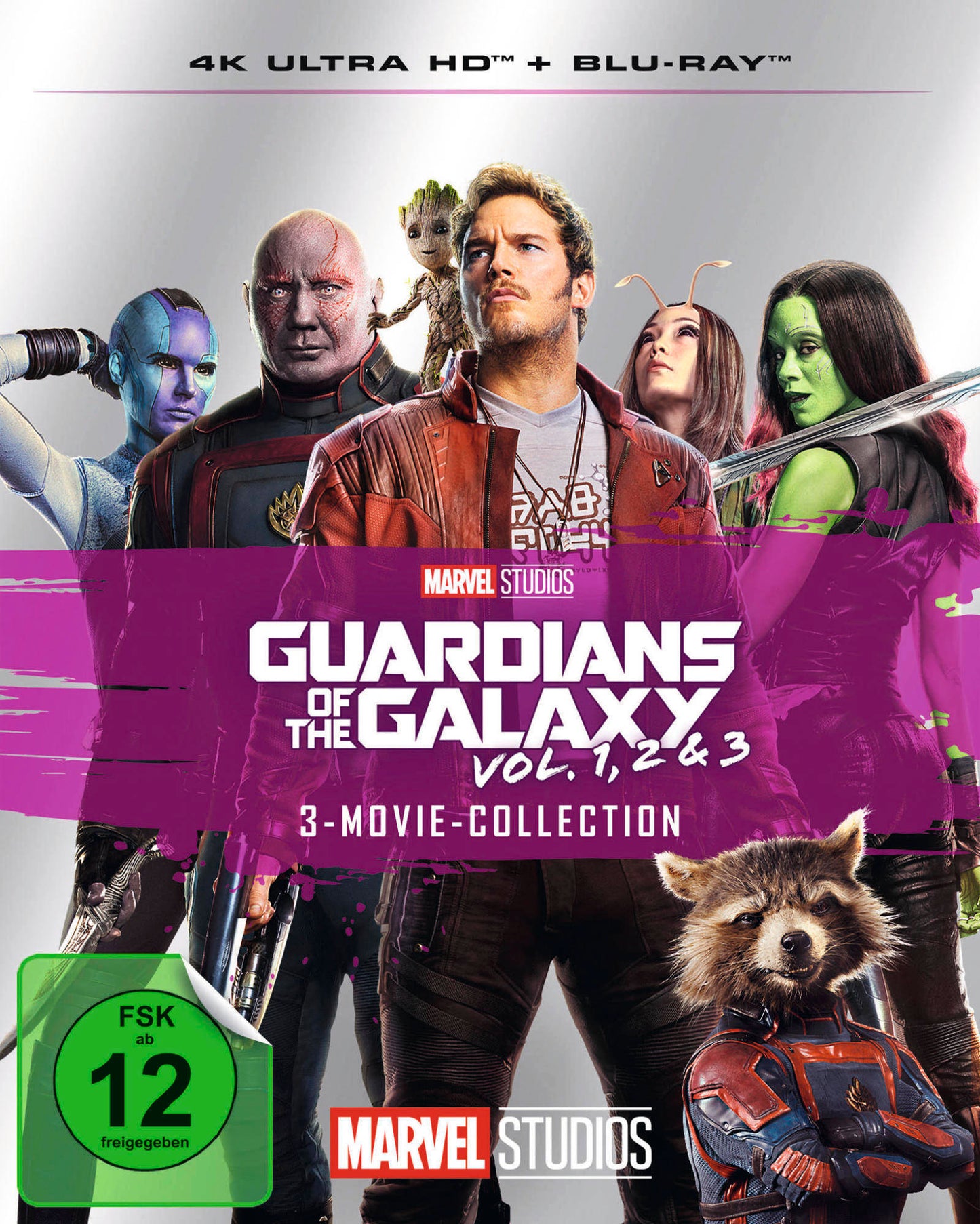 Guardians of the Galaxy 3-Movie-Collection 4K UHD + Blu-ray