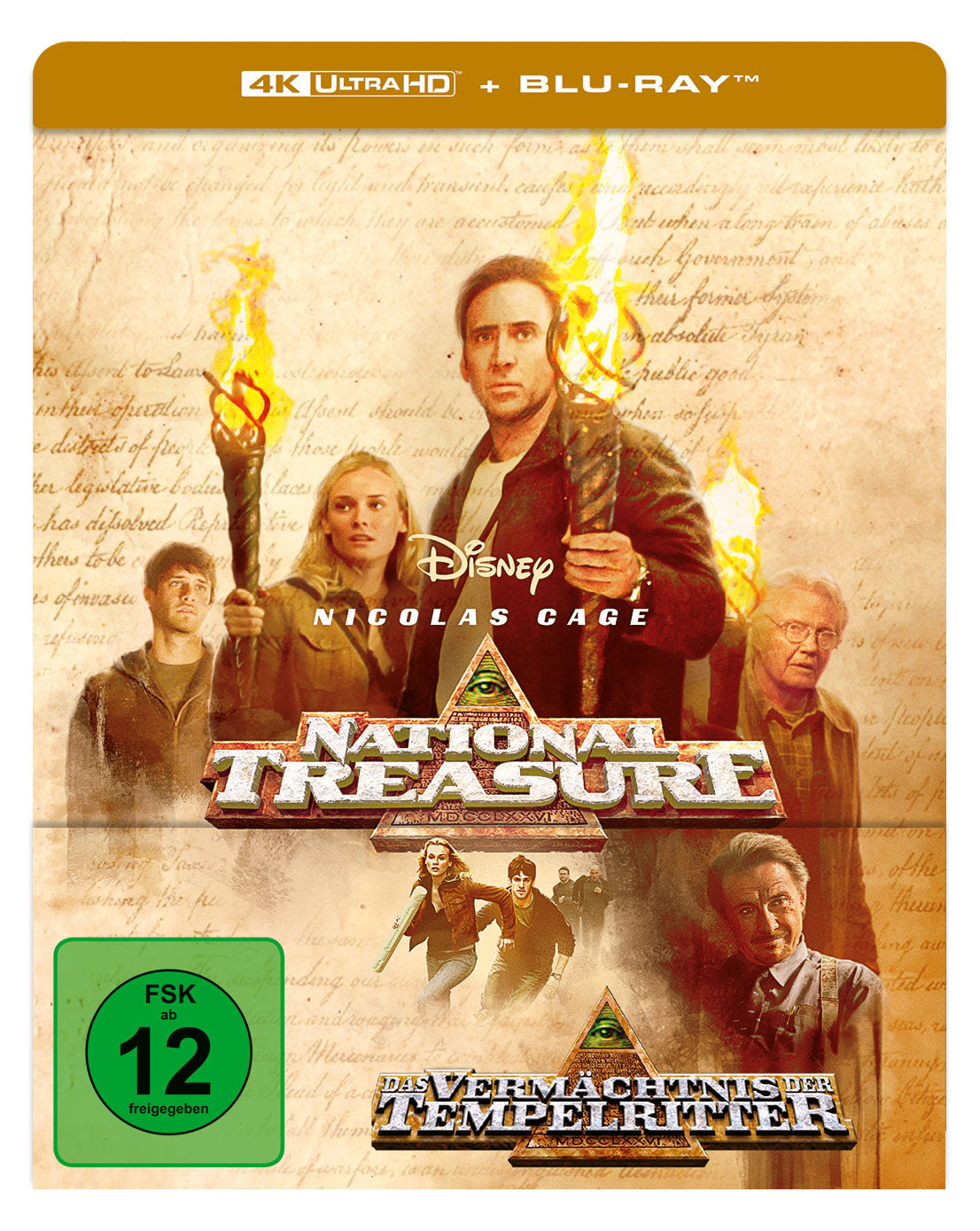 Das Vermächtnis der Tempelritter 4K UHD + Blu-ray (Lim. Steelbook)