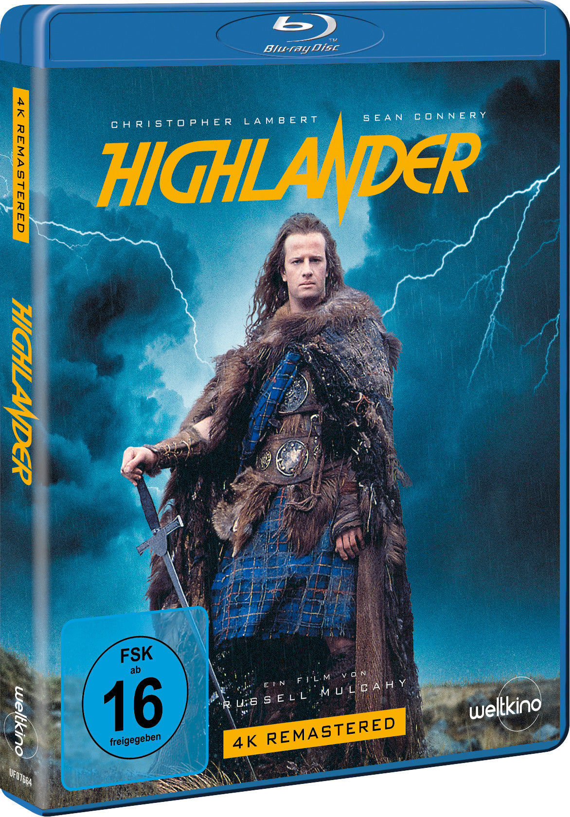 Highlander Blu-ray (4K Remastered) BluRay