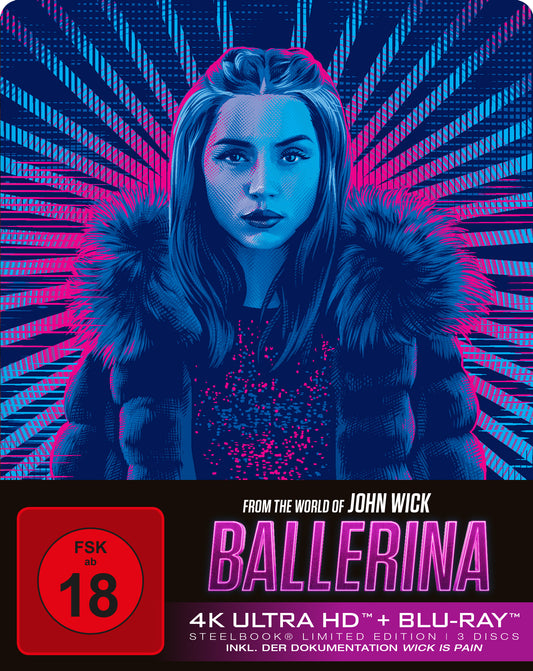 From the World of John Wick: Ballerina 4K UHD + Blu-ray (Lim. Steelbook)