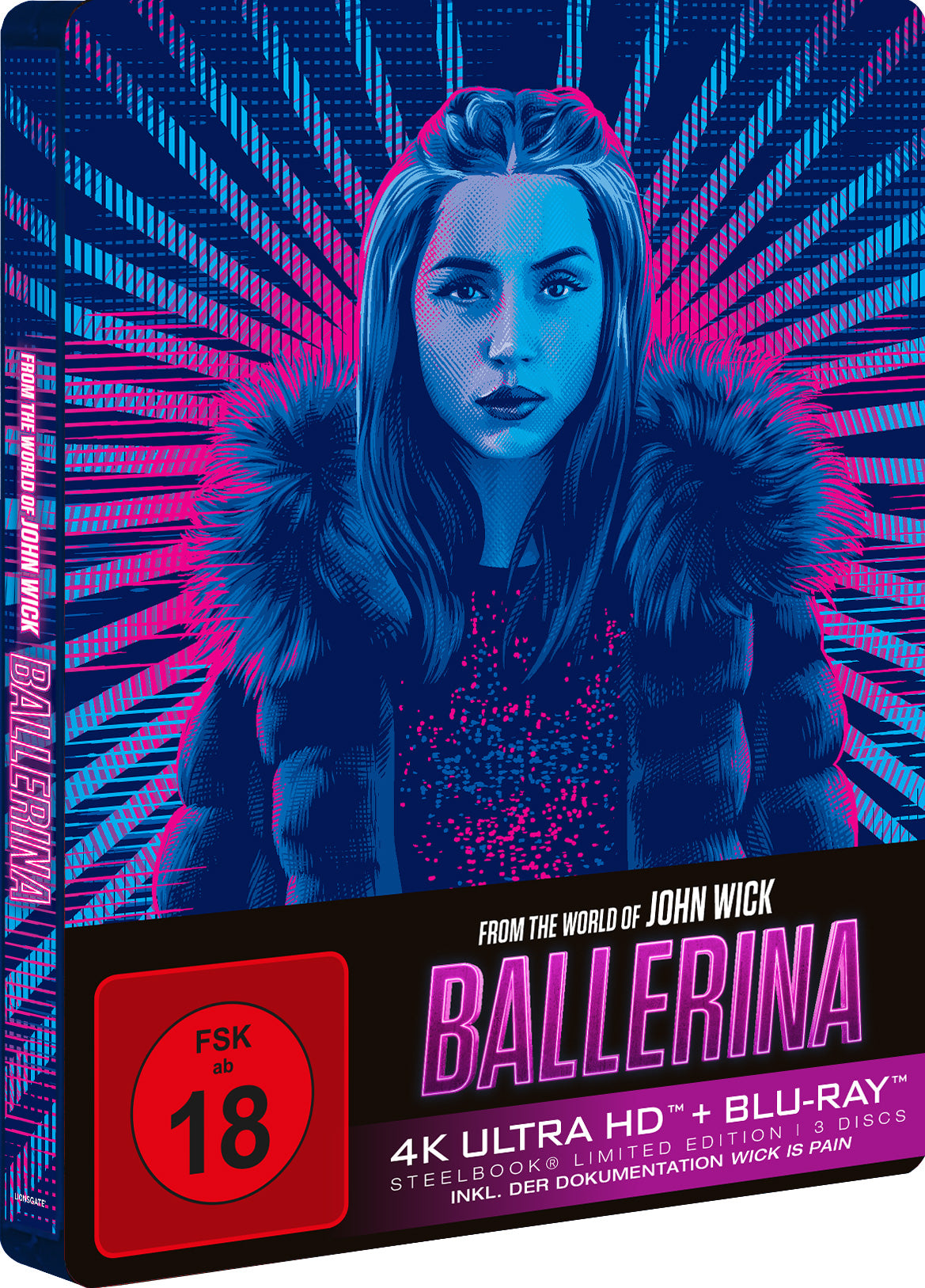 From the World of John Wick: Ballerina 4K UHD + Blu-ray (Lim. Steelbook)