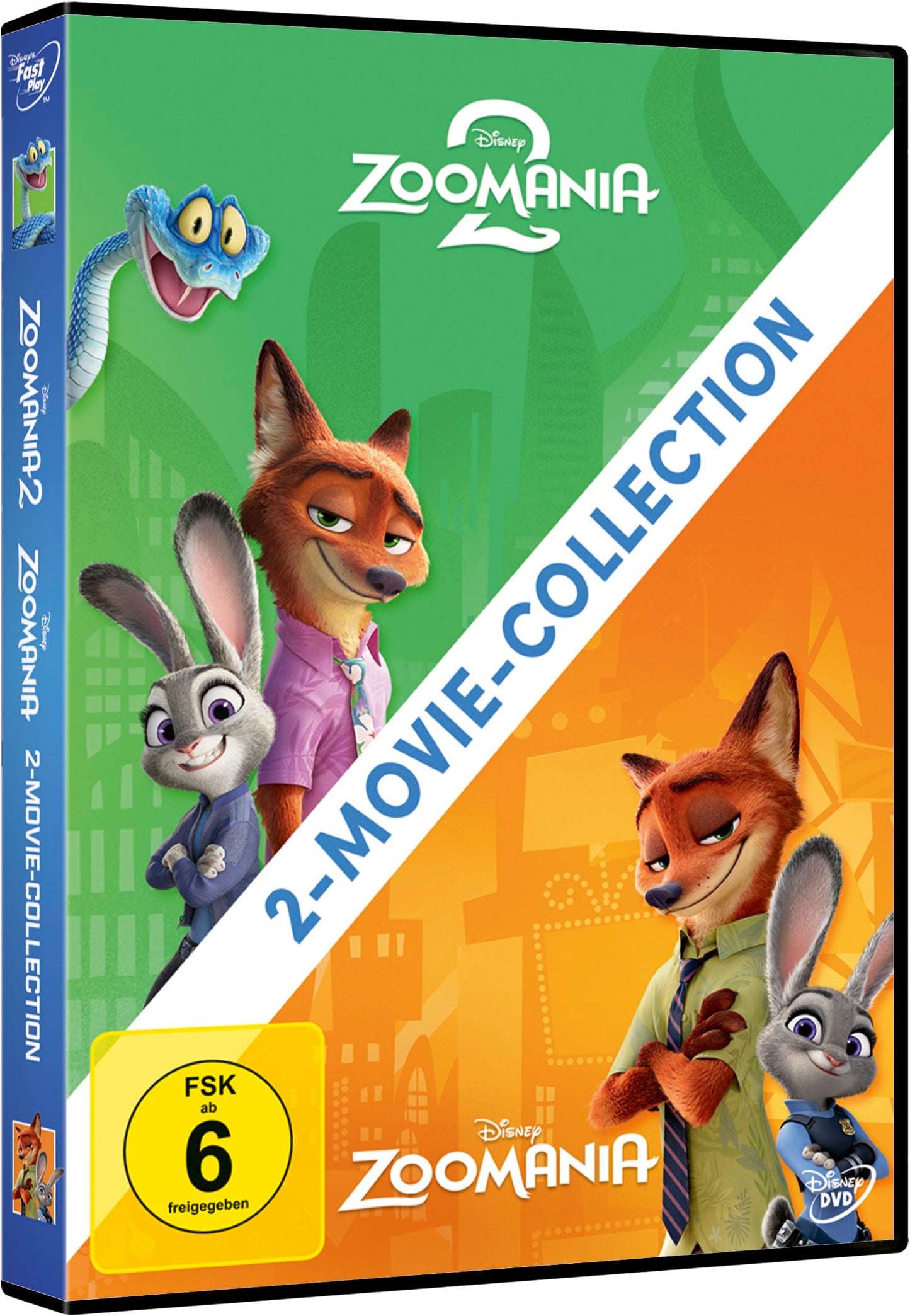 Zoomania 2-Movie-Collection DVD