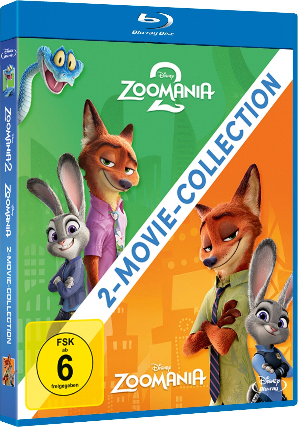 Zoomania 2-Movie-Collection Blu-ray BluRay