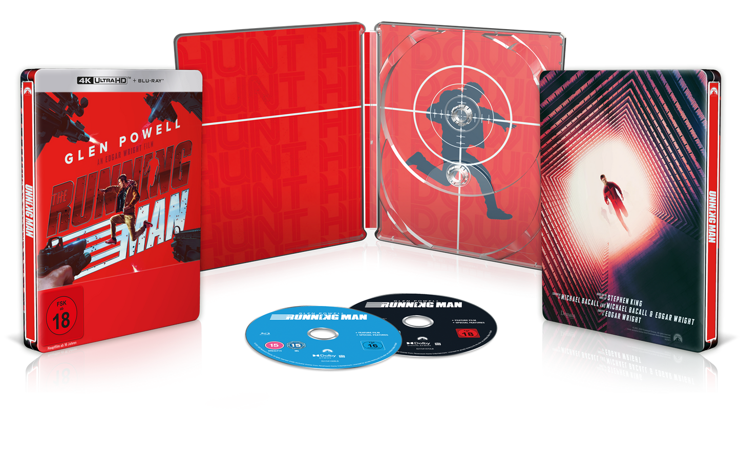 The Running Man (2025) 4K UHD + Blu-ray (Lim. Steelbook) 4K UHD