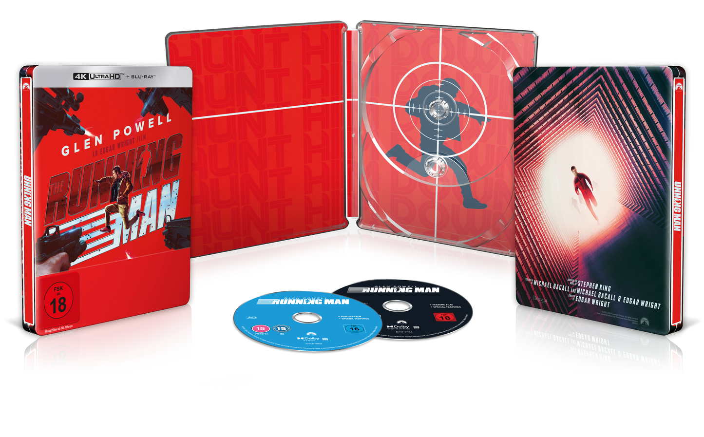 The Running Man (2025) 4K UHD + Blu-ray (Lim. Steelbook) 4K UHD