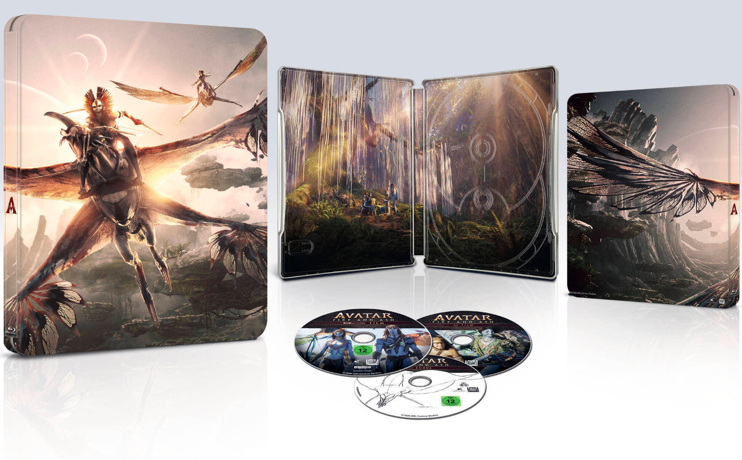 Avatar: Fire and Ash - Lim. Steelbook 4K UHD + Blu-ray + Bonus-Blu-ray BluRay