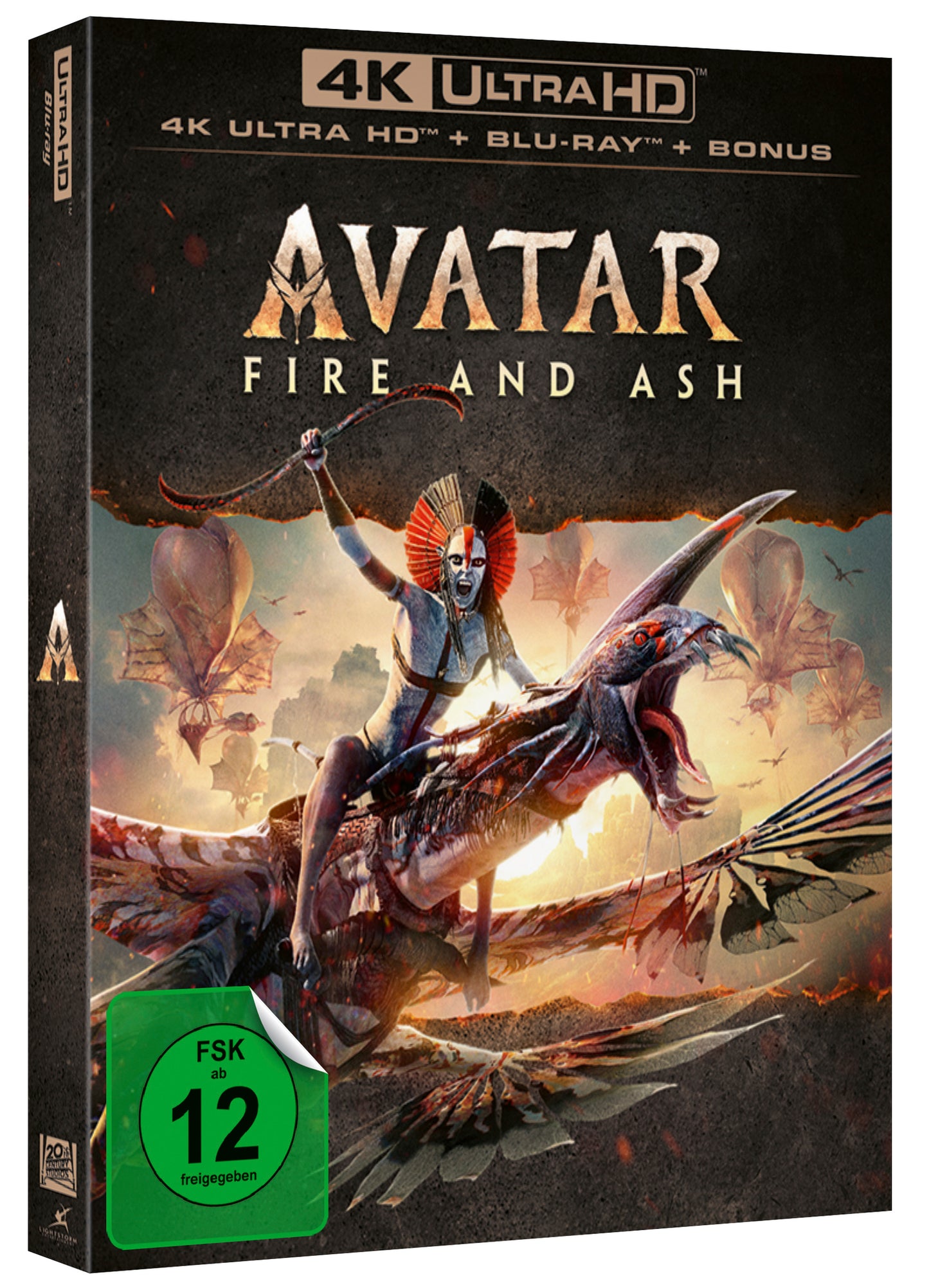 Avatar: Fire and Ash 4K UHD + Blu-ray + Bonus-Blu-ray BluRay