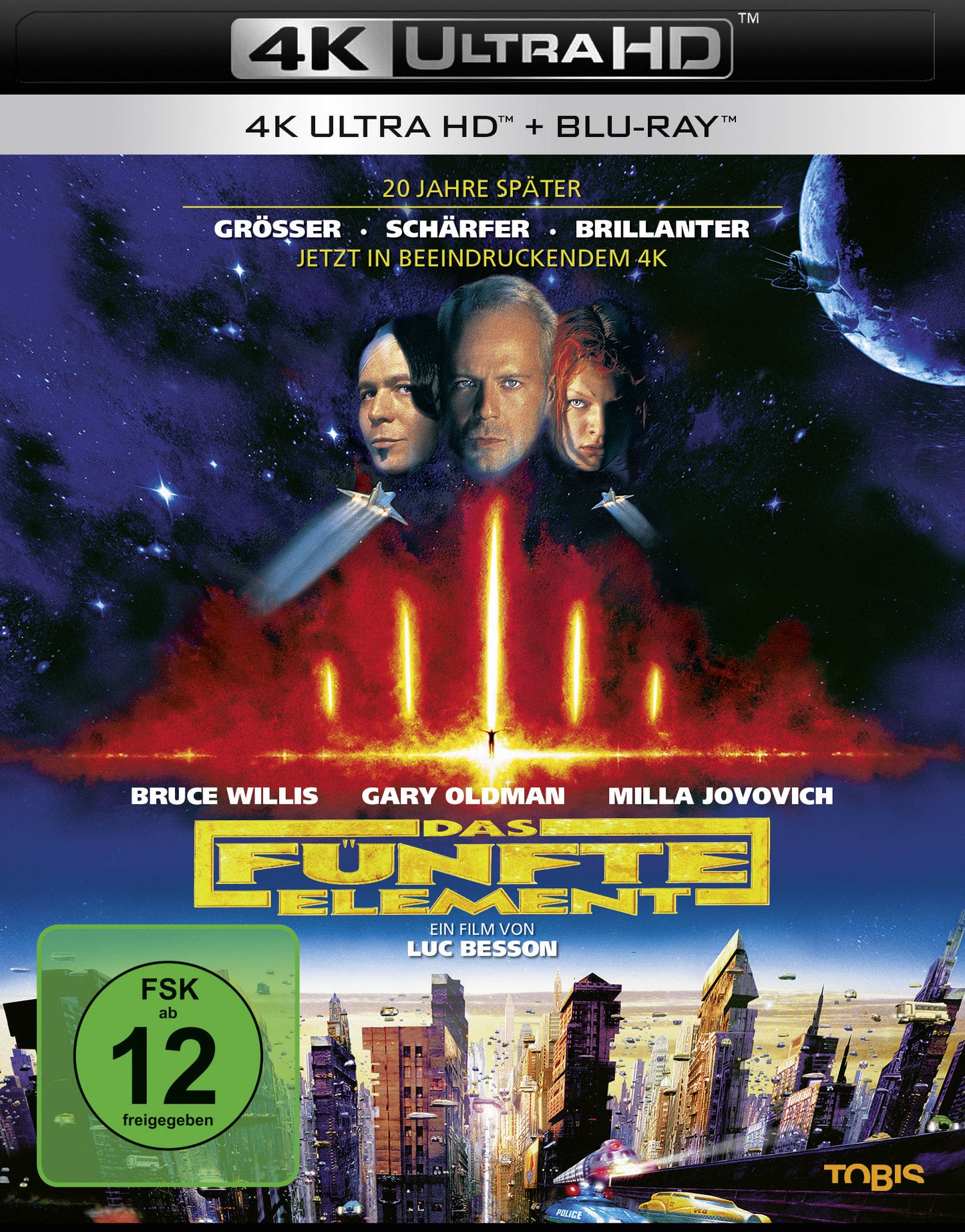 Das fünfte Element (Remastered 2017) 4K UHD + Blu-ray BluRay