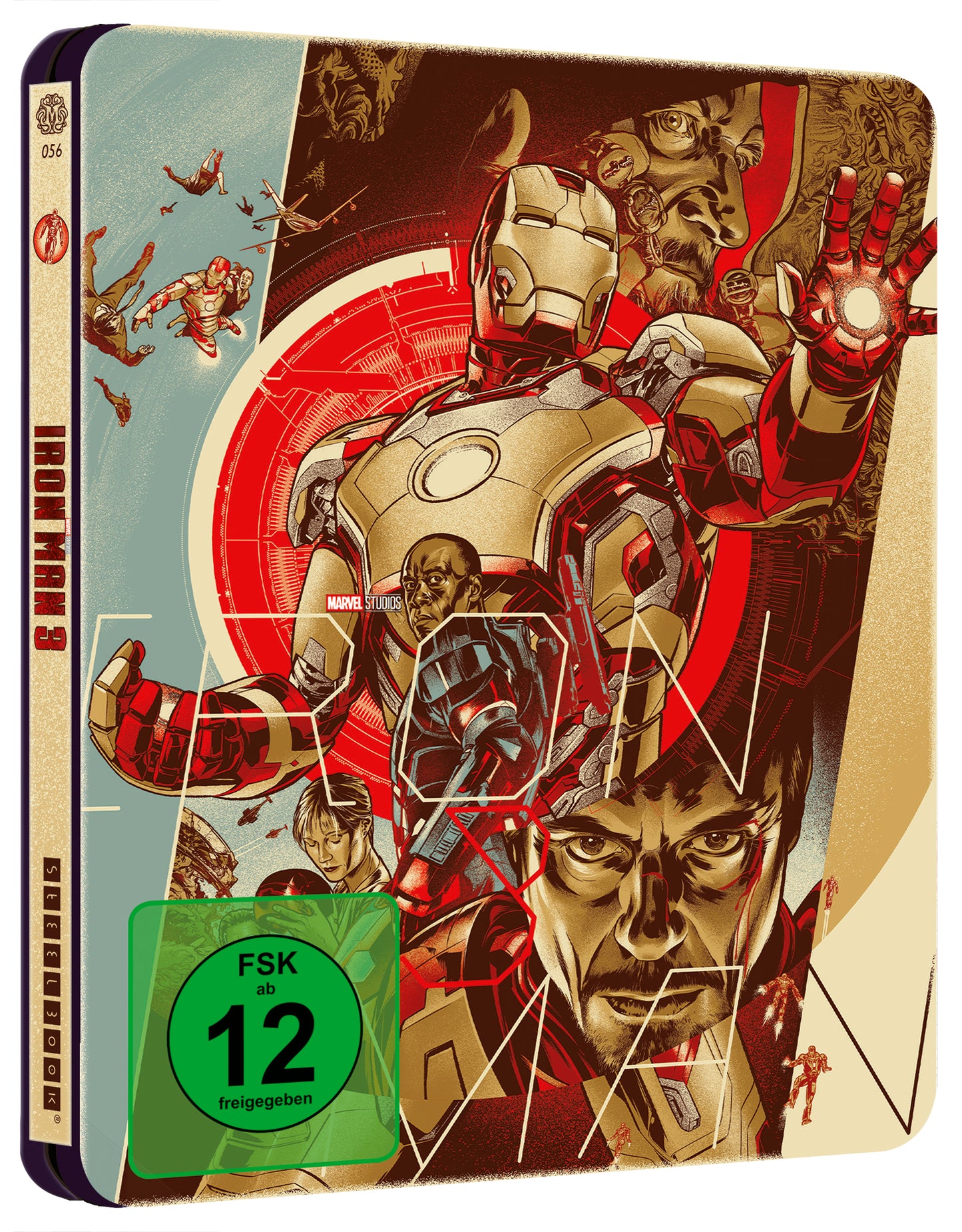 Iron Man 3 4K UHD + Blu-ray Mondo Edition (Lim. Steelbook) 4K UHD