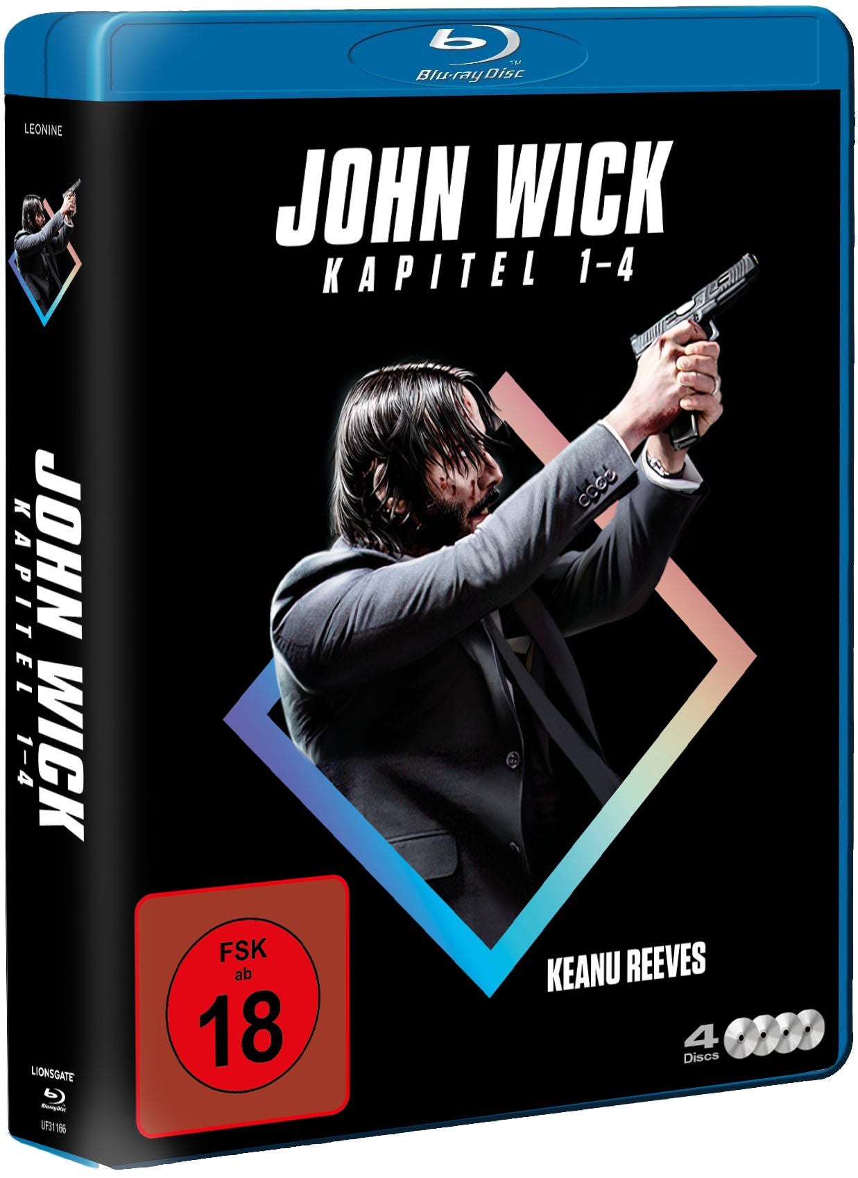 John Wick: Kapitel 1-4 Blu-ray BluRay