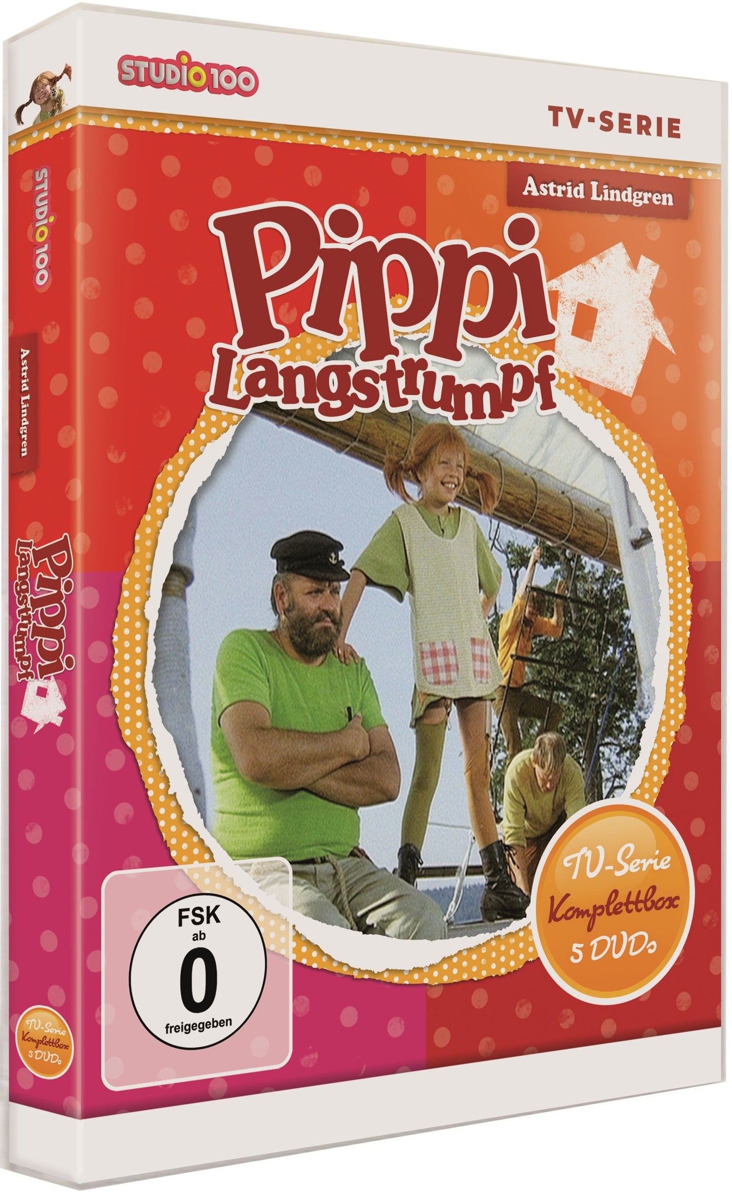 Pippi Langstrumpf - TV-Serien Komplettbox (5 DVDs) DVD