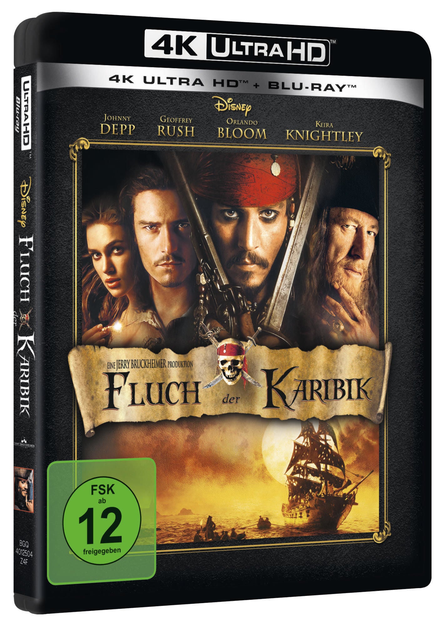Pirates of the Caribbean - Fluch der Karibik 4K UHD + Blu-ray