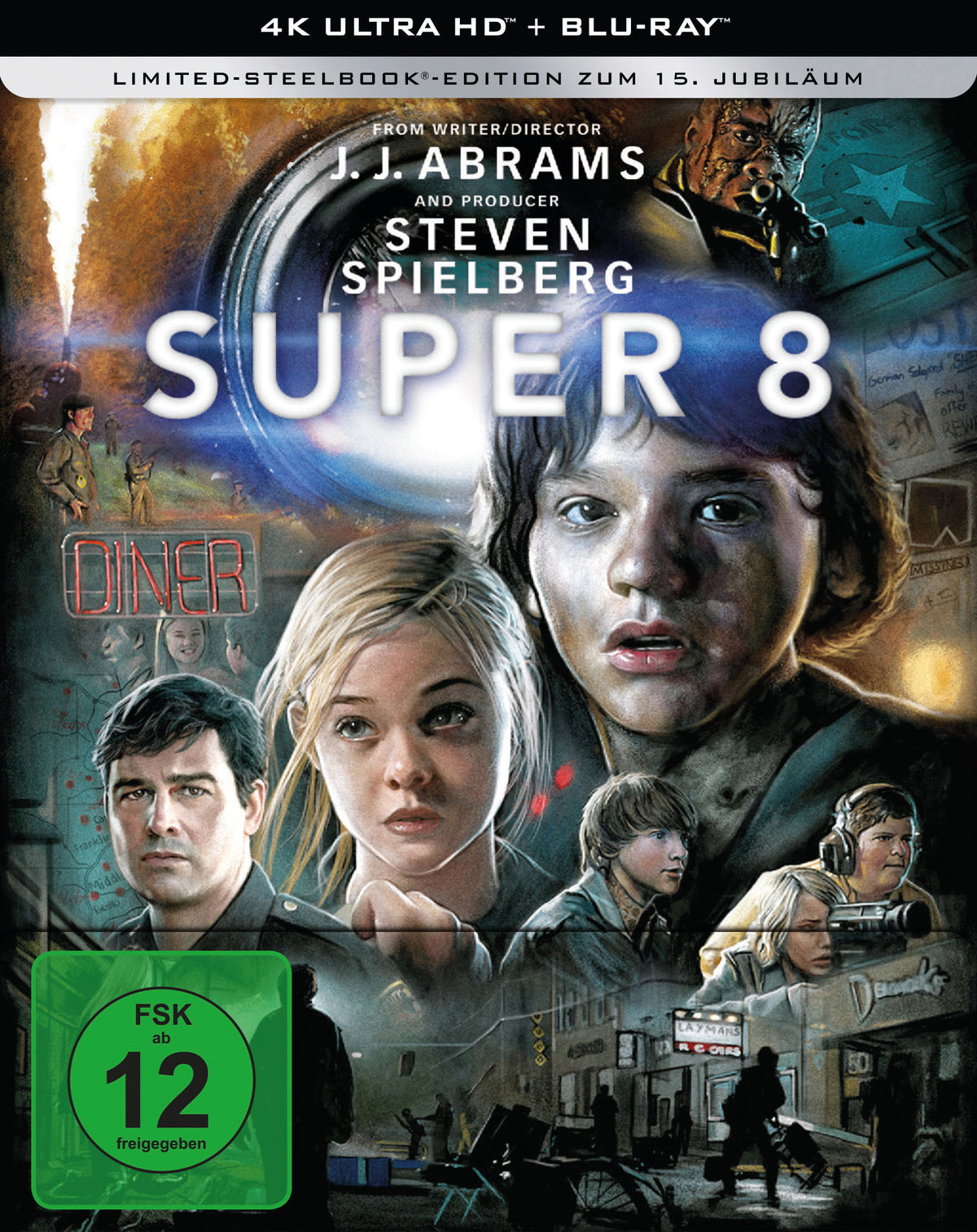 Super 8 4K UHD + Blu-ray Lim. Steelbook 4K UHD