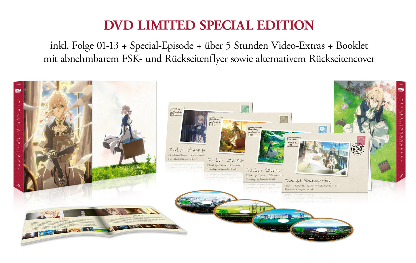 Violet Evergarden - St. 1 Komplettbox (Limited Special Edition) DVD
