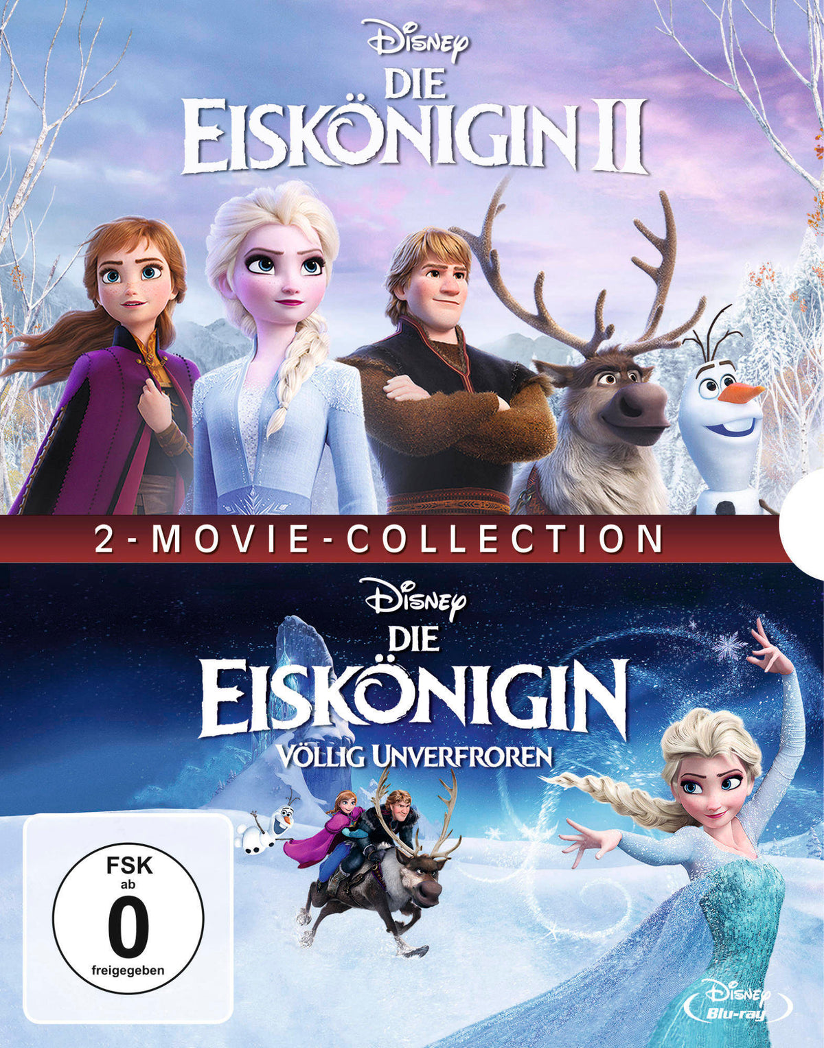 Die Eiskönigin 1 + 2 Blu-ray BluRay