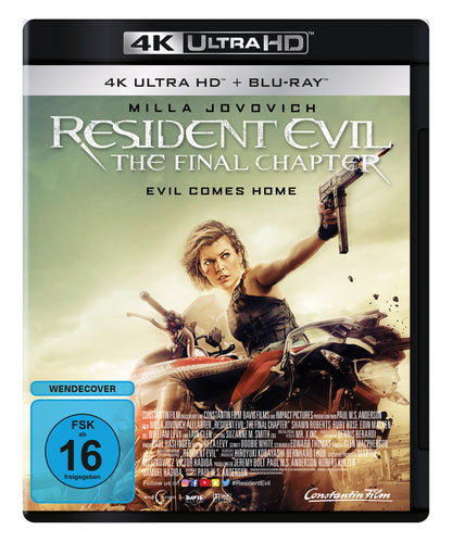 Resident Evil: The Final Chapter 4K UHD Blu-ray 4K UHD