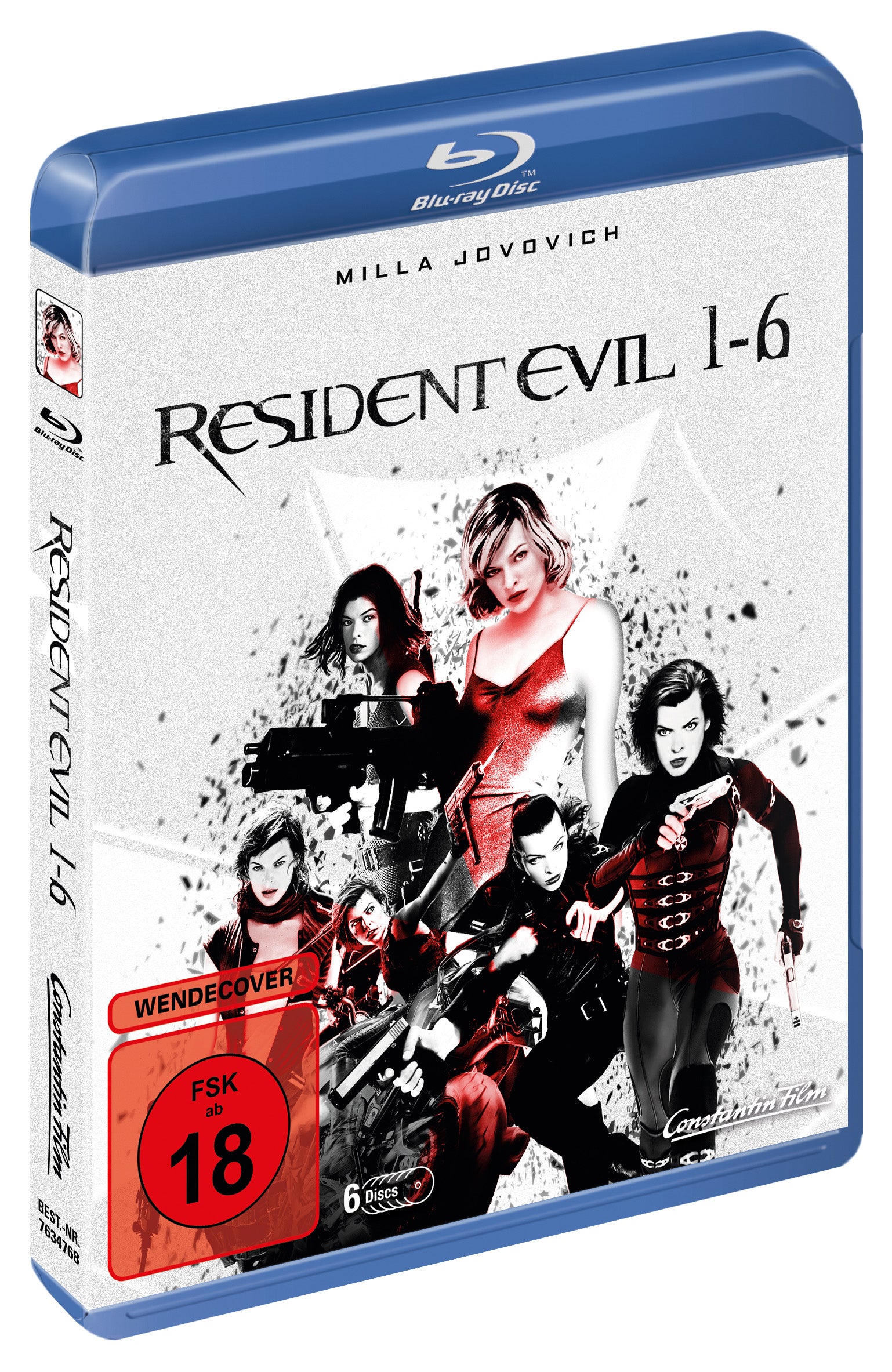 Resident Evil 1-6 Movie Collection Blu-ray BluRay