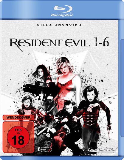 Resident Evil 1-6 Movie Collection Blu-ray BluRay