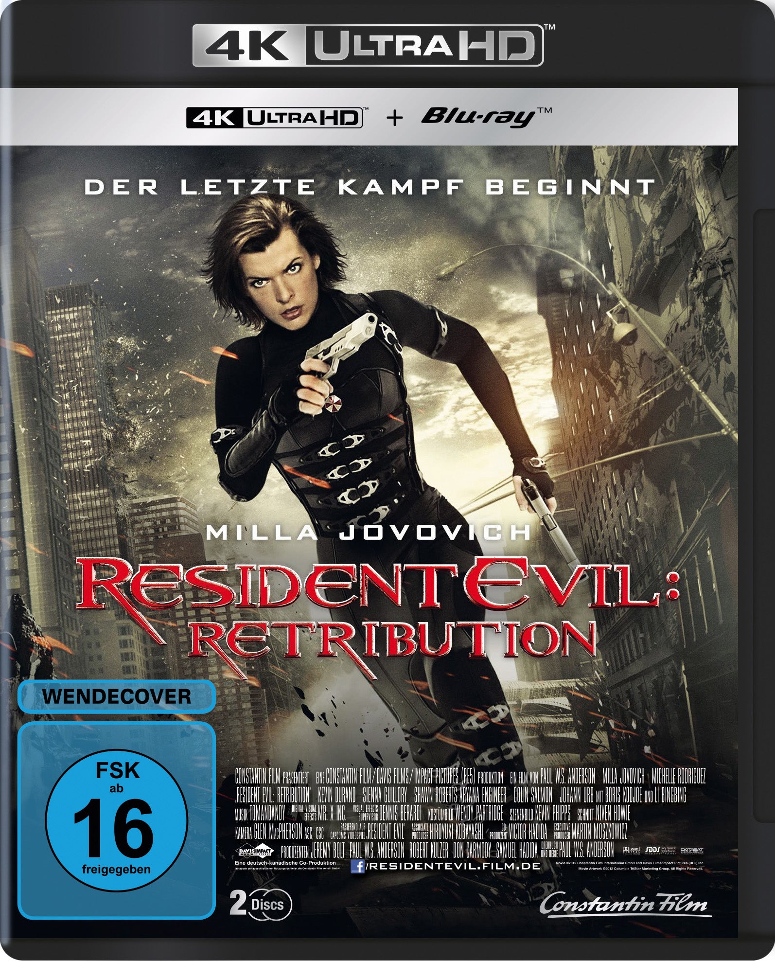 Resident Evil: Retribution 4K UHD + Blu-ray 4K UHD