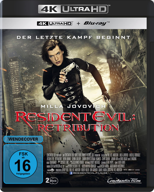 Resident Evil: Retribution 4K UHD + Blu-ray 4K UHD