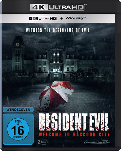 Resident Evil: Welcome to Raccoon City 4K UHD + Blu-ray 4K UHD