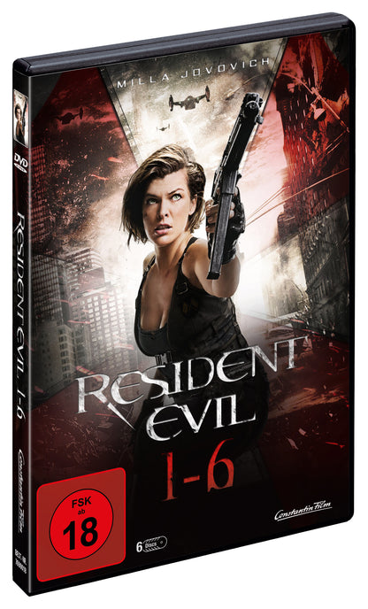 Resident Evil 1-6 Movie Collection DVD