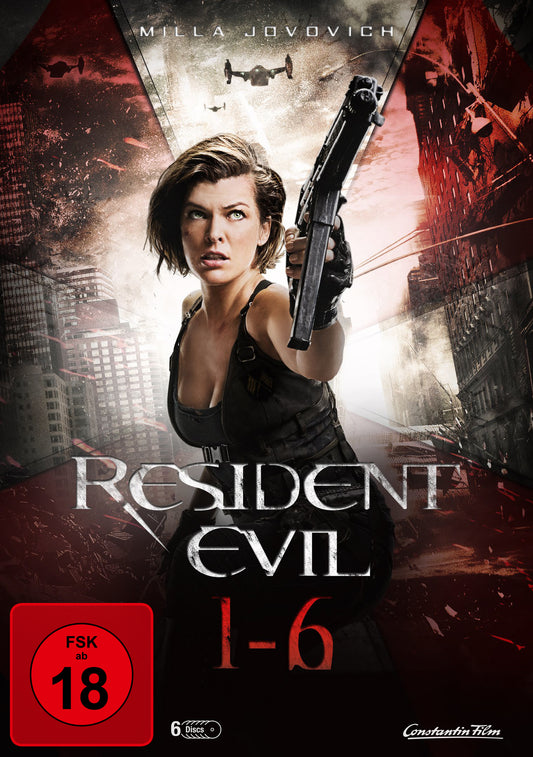 Resident Evil 1-6 Movie Collection DVD
