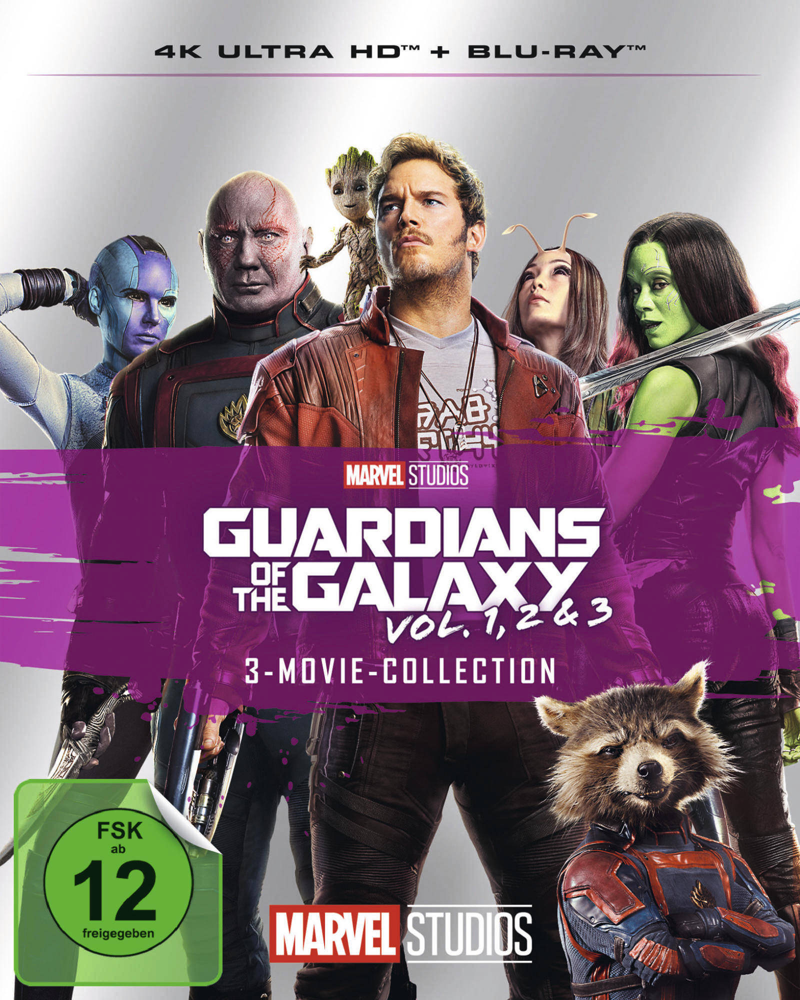 Guardians of the Galaxy 3-Movie-Collection 4K UHD + Blu-ray