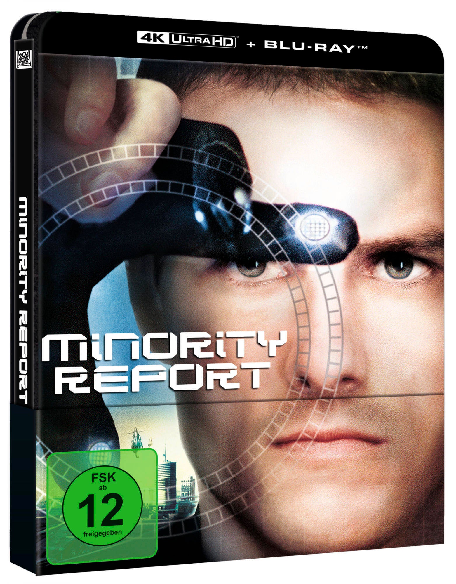 thumbnail image 2 of Minority Report (Steelbook) [4K UHD Blu-ray] – 2025 Release, Includes Blu-Ray, PG-13 2 of 5
