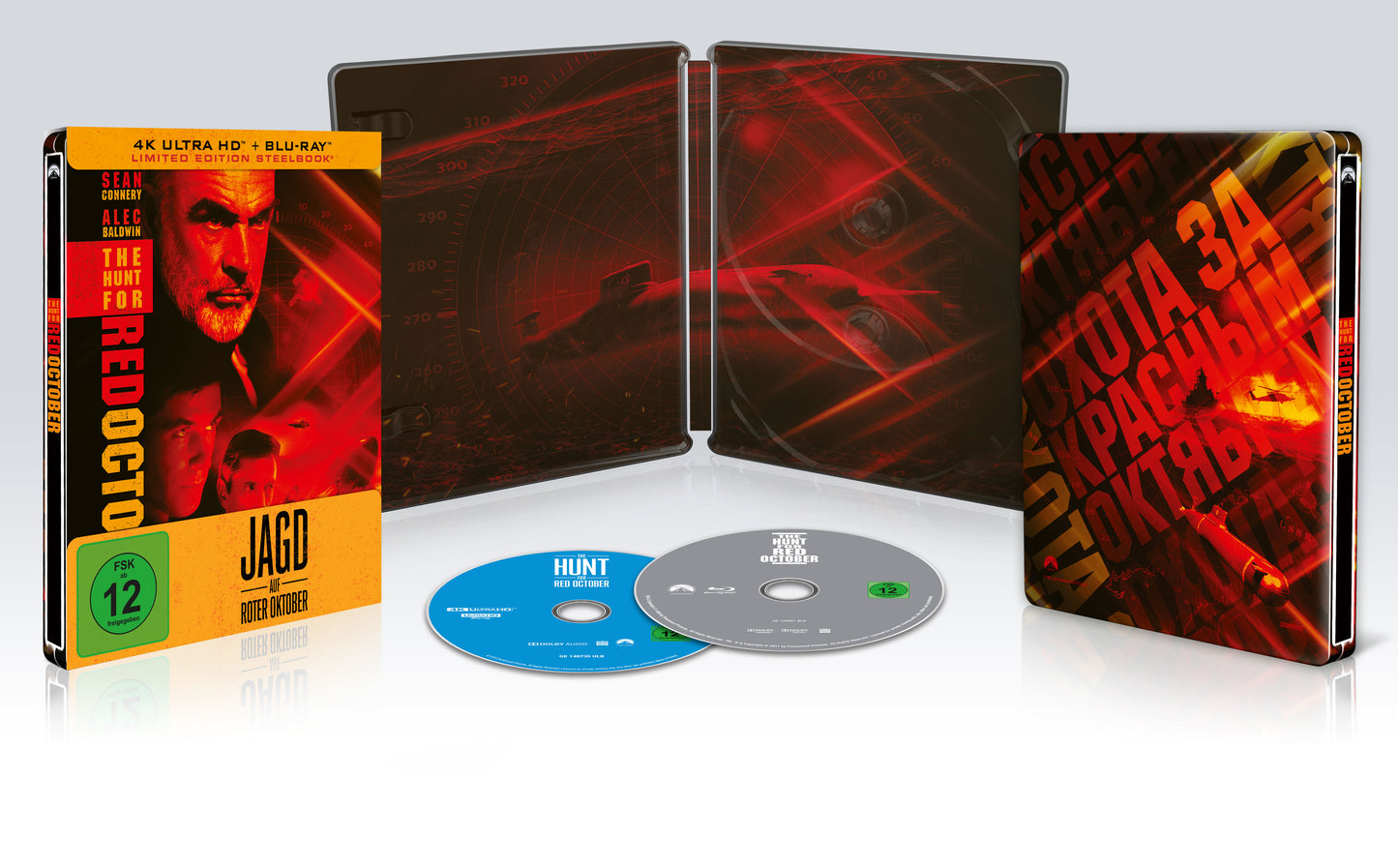 Jagd auf Roter Oktober 4K UHD + Blu-ray Lim. Steelbook