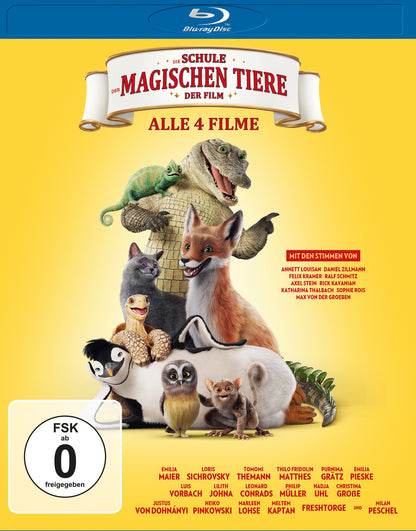 Die Schule der magischen Tiere 1-4 Blu-ray