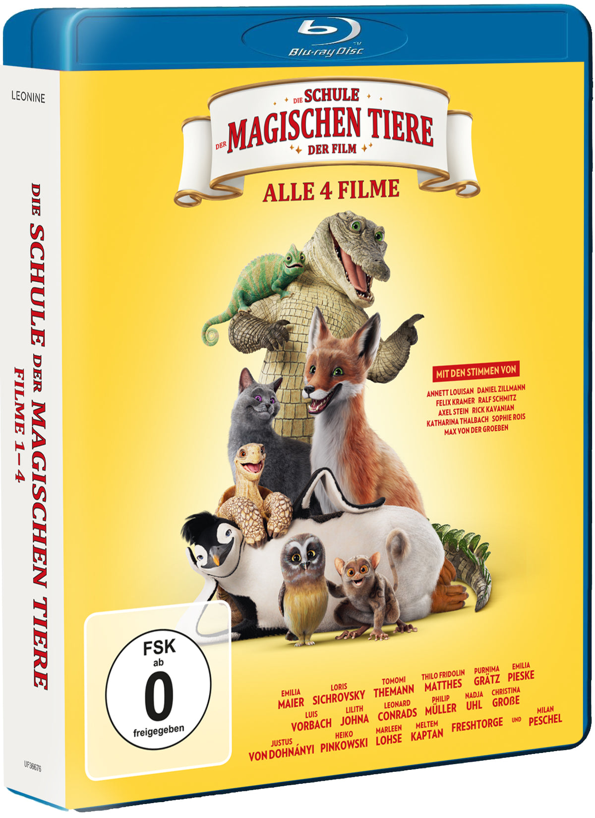 Die Schule der magischen Tiere 1-4 Blu-ray