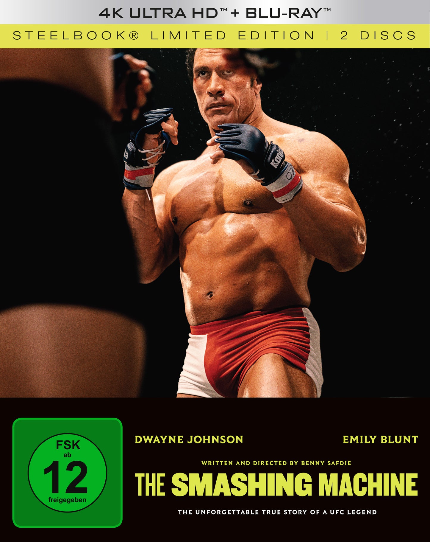 The Smashing Machine 4K UHD + Blu-ray (Lim. Steelbook)