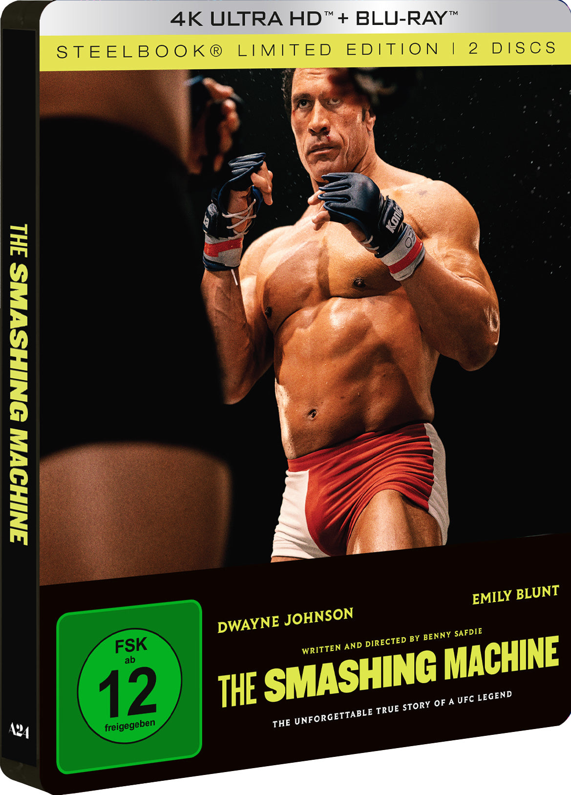 The Smashing Machine 4K UHD + Blu-ray (Lim. Steelbook)