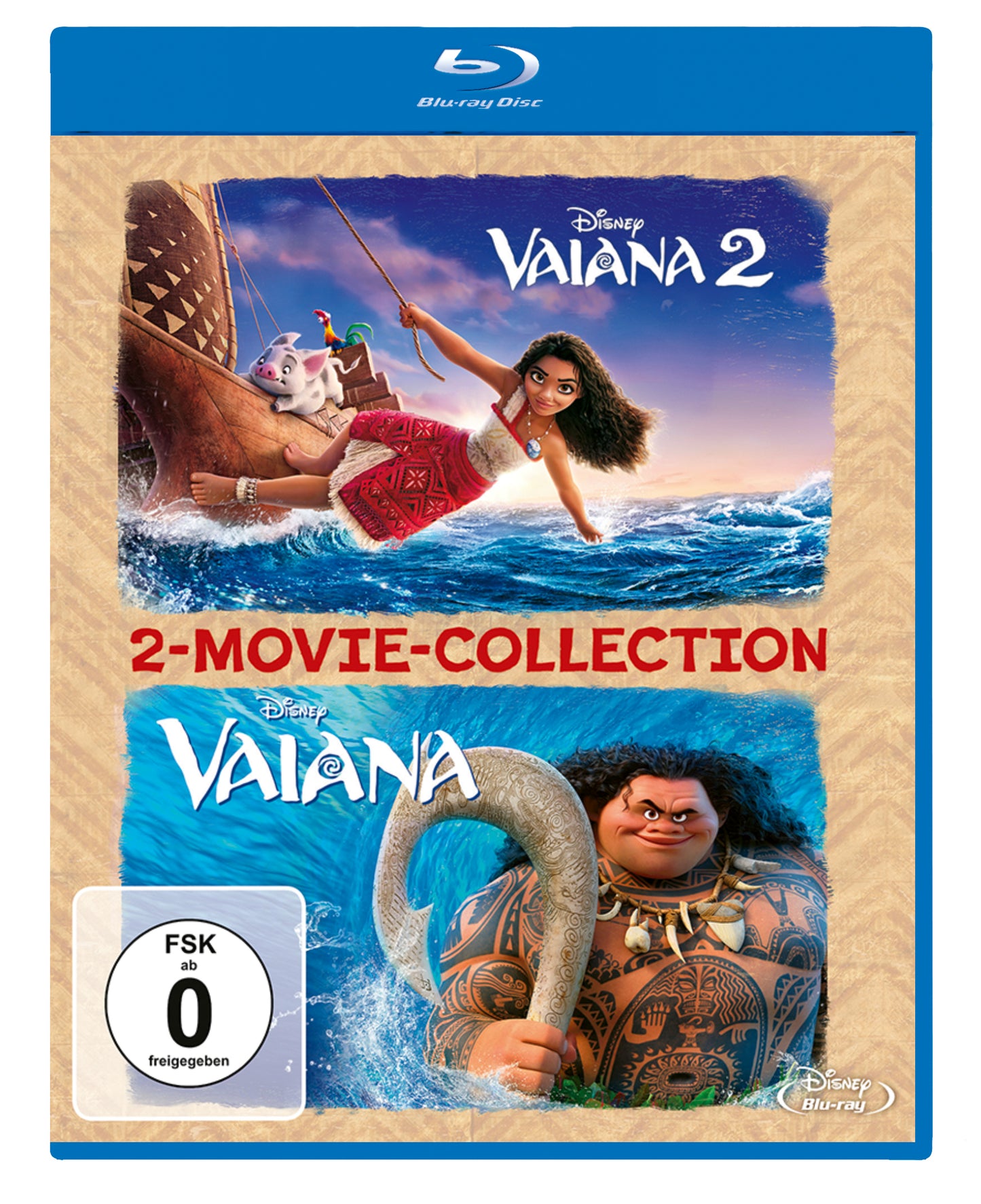 Vaiana 1+2 Blu-ray