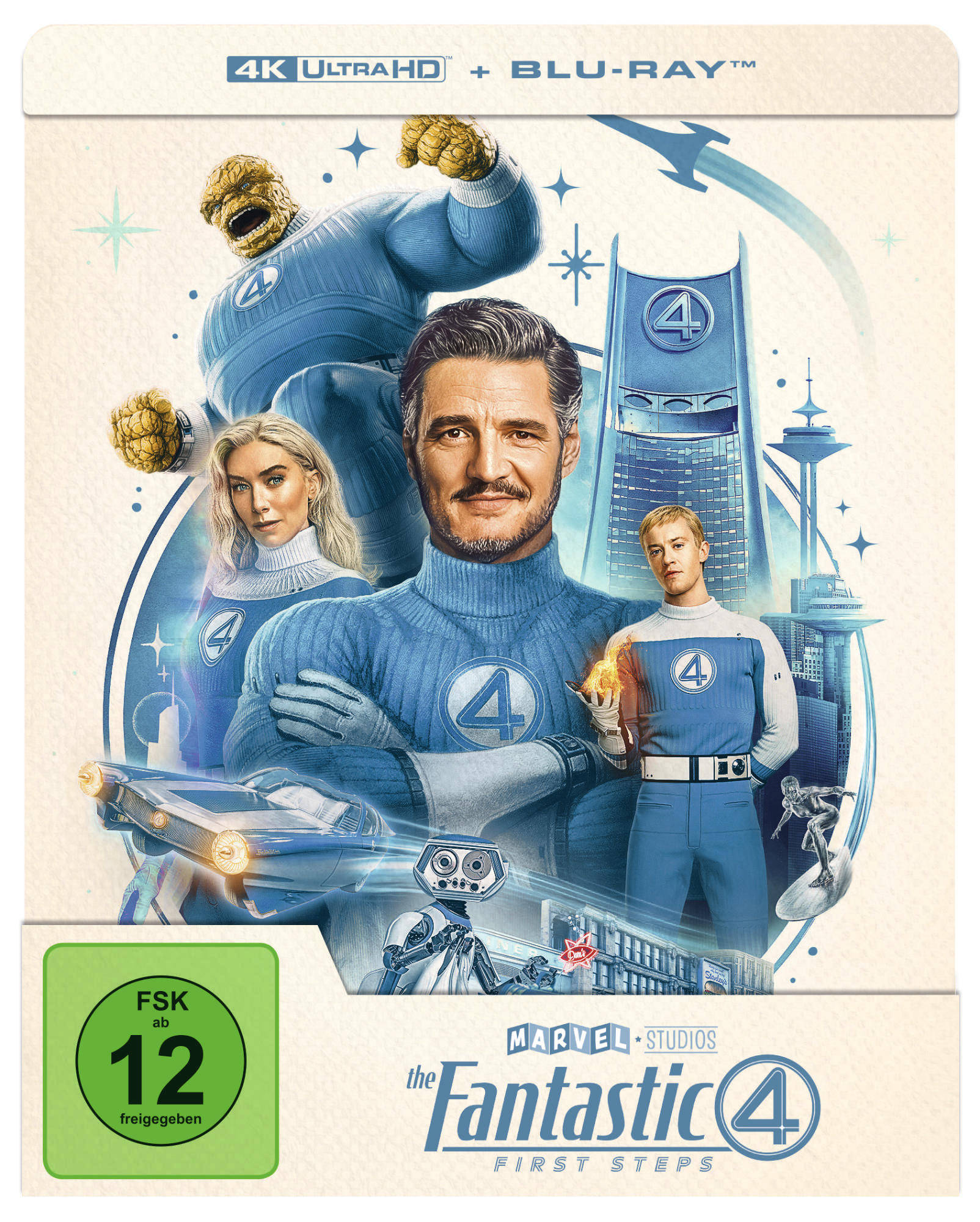 The Fantastic Four: First Steps 4K UHD + Blu-ray (Lim. Steelbook) BluRay