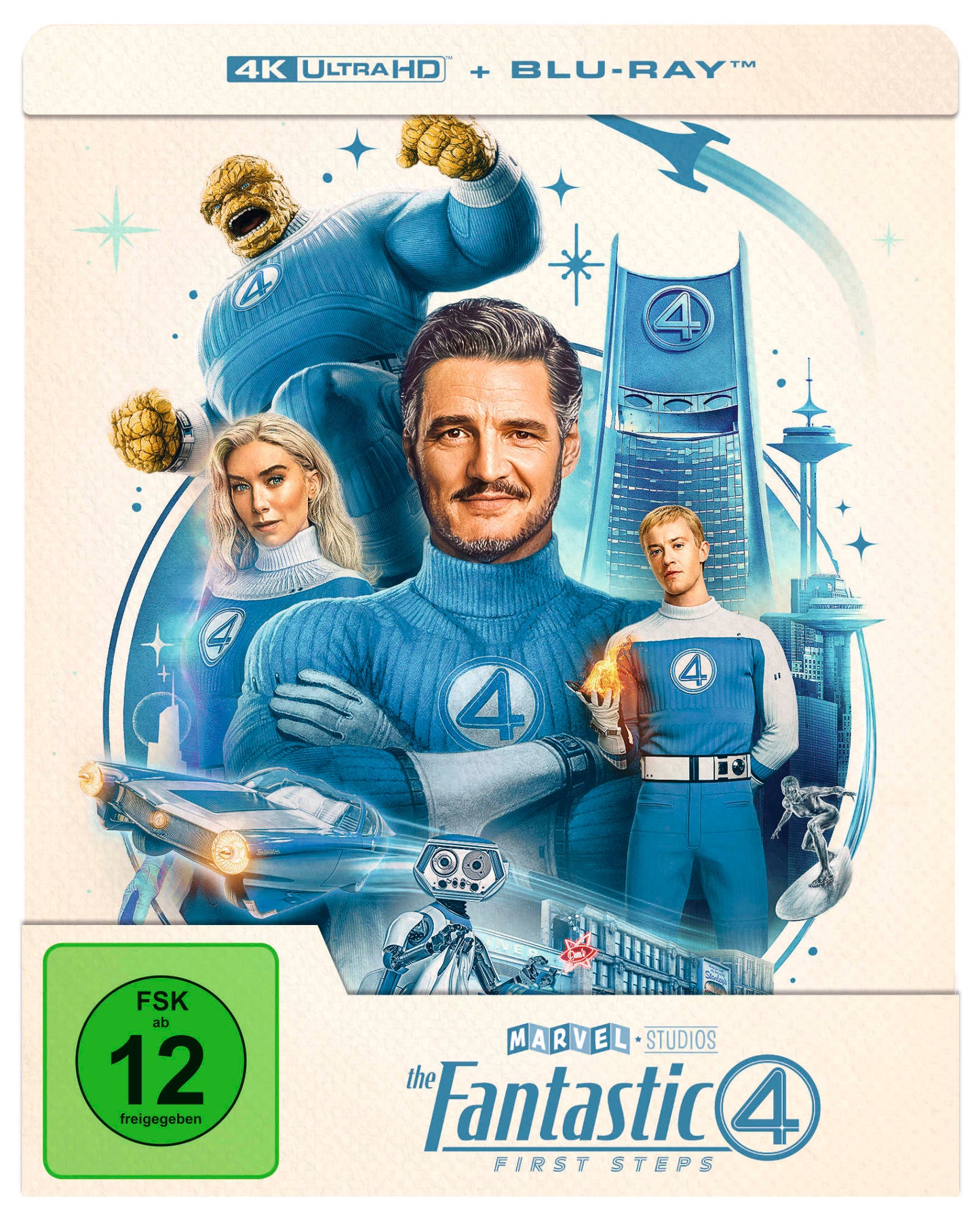 The Fantastic Four: First Steps 4K UHD + Blu-ray (Lim. Steelbook)