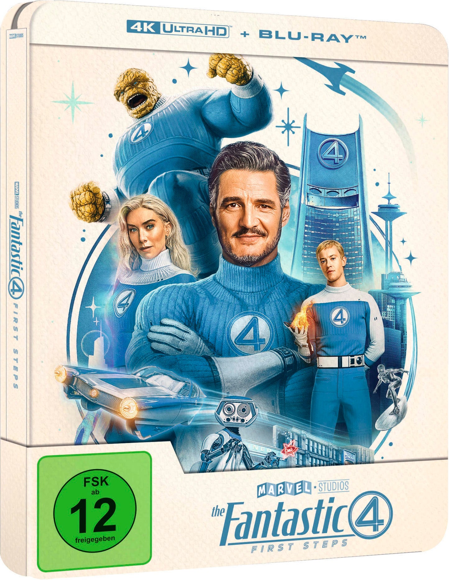 The Fantastic Four: First Steps 4K UHD + Blu-ray (Lim. Steelbook)