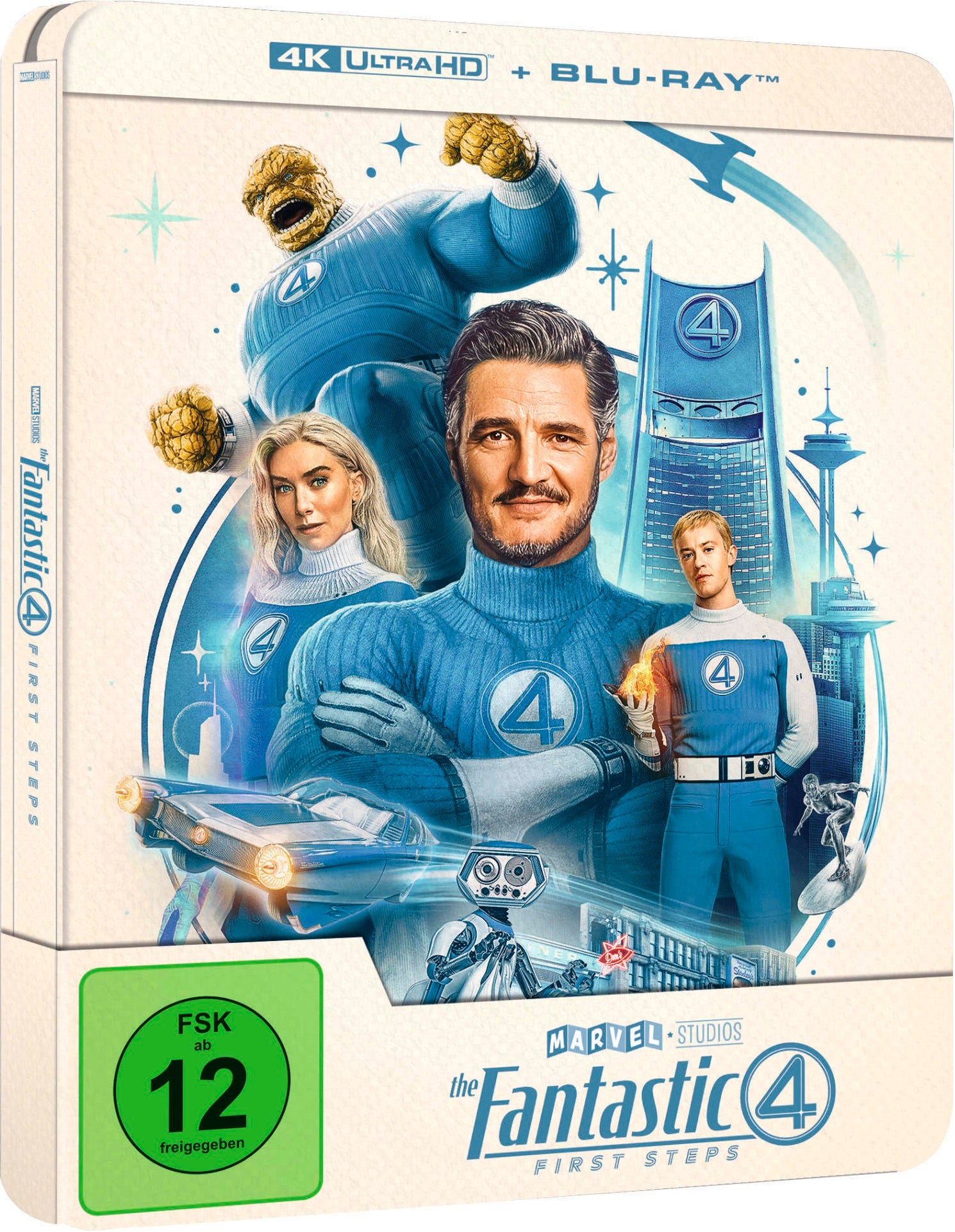 The Fantastic Four: First Steps 4K UHD + Blu-ray (Lim. Steelbook)