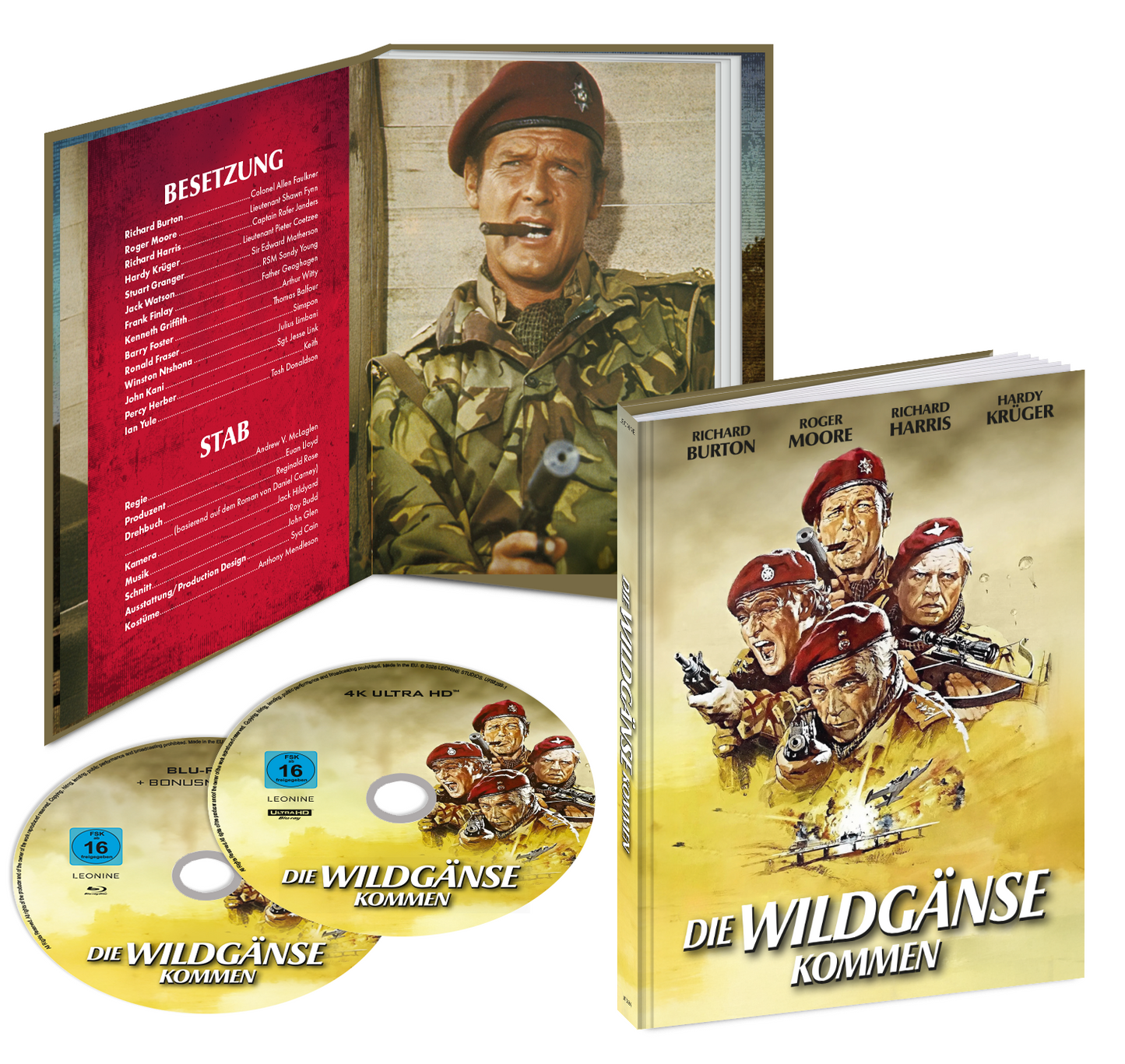 Die Wildgänse kommen 4K UHD + Blu-ray (Lim. Mediabook) BluRay