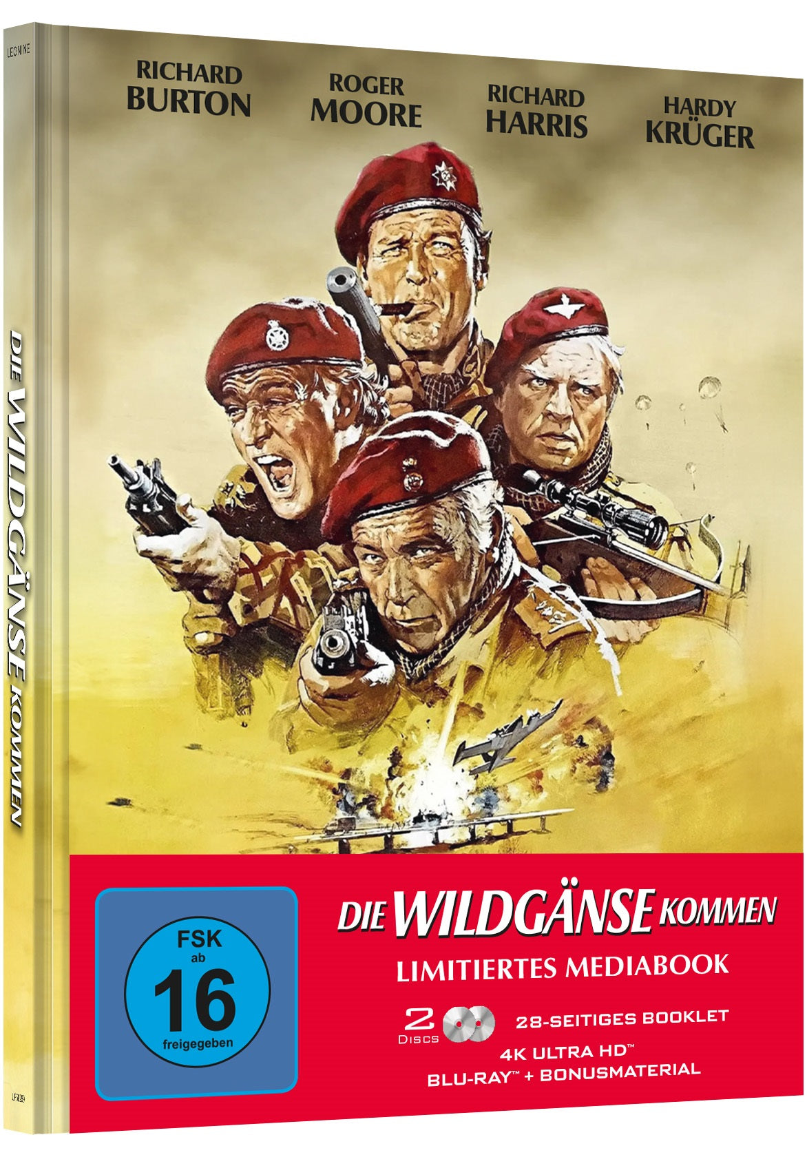 Die Wildgänse kommen 4K UHD + Blu-ray (Lim. Mediabook) BluRay