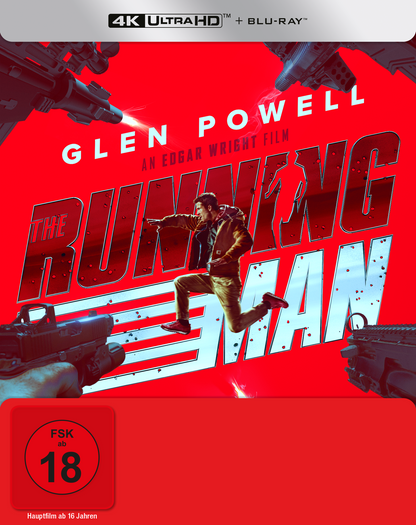 The Running Man (2025) 4K UHD + Blu-ray (Lim. Steelbook) 4K UHD