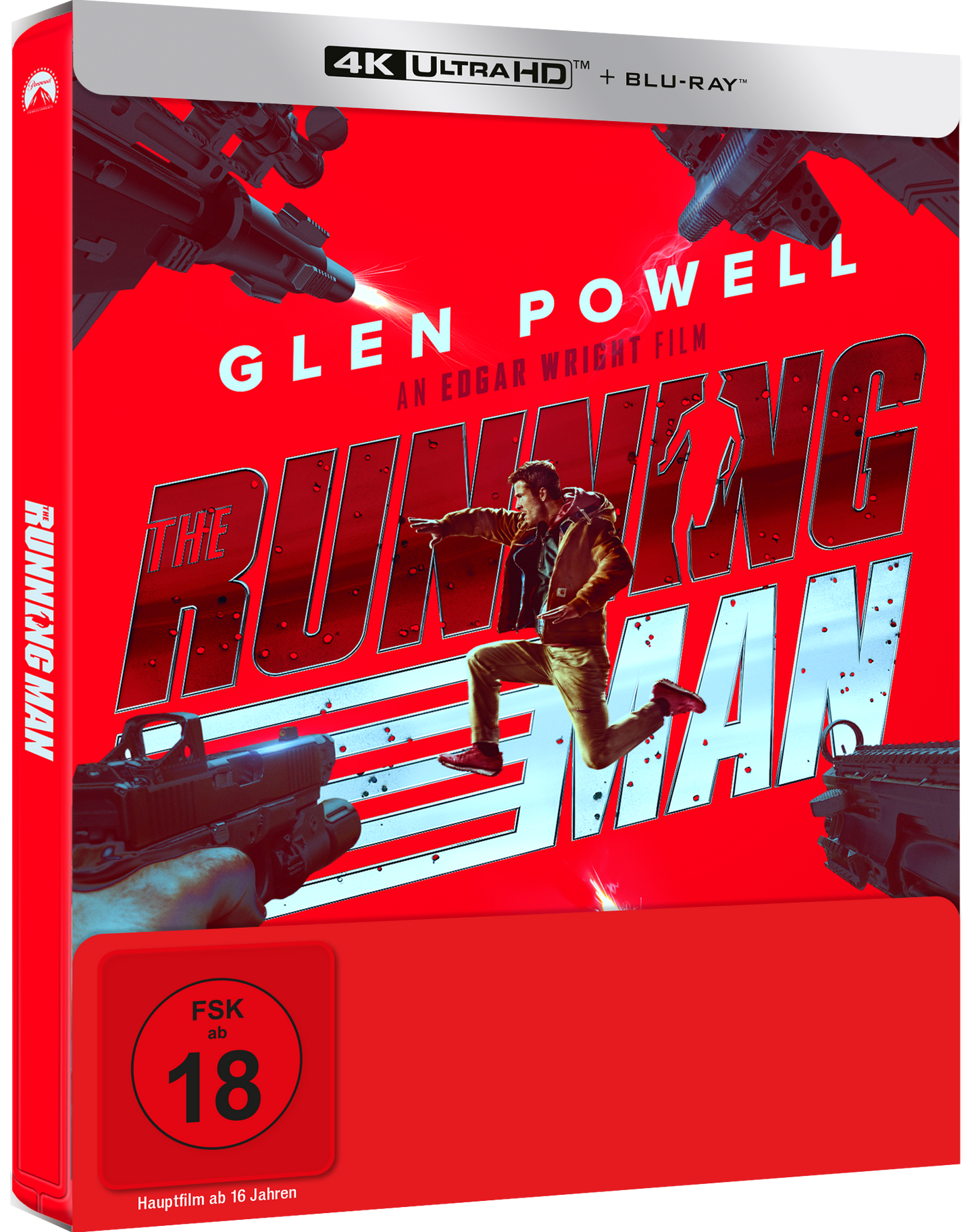 The Running Man (2025) 4K UHD + Blu-ray (Lim. Steelbook) 4K UHD