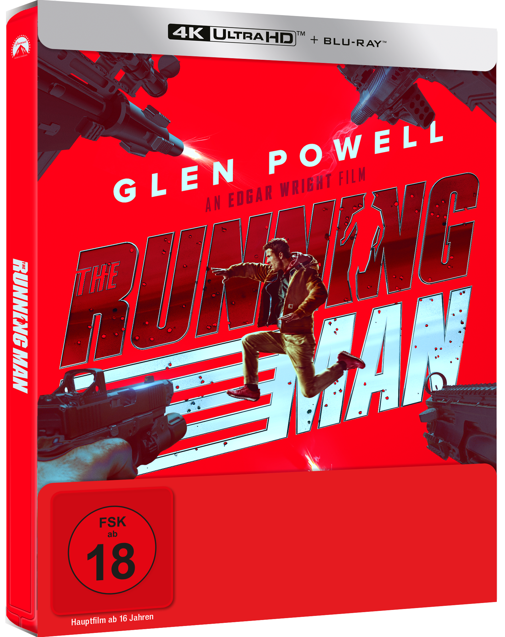 The Running Man (2025) 4K UHD + Blu-ray (Lim. Steelbook) 4K UHD