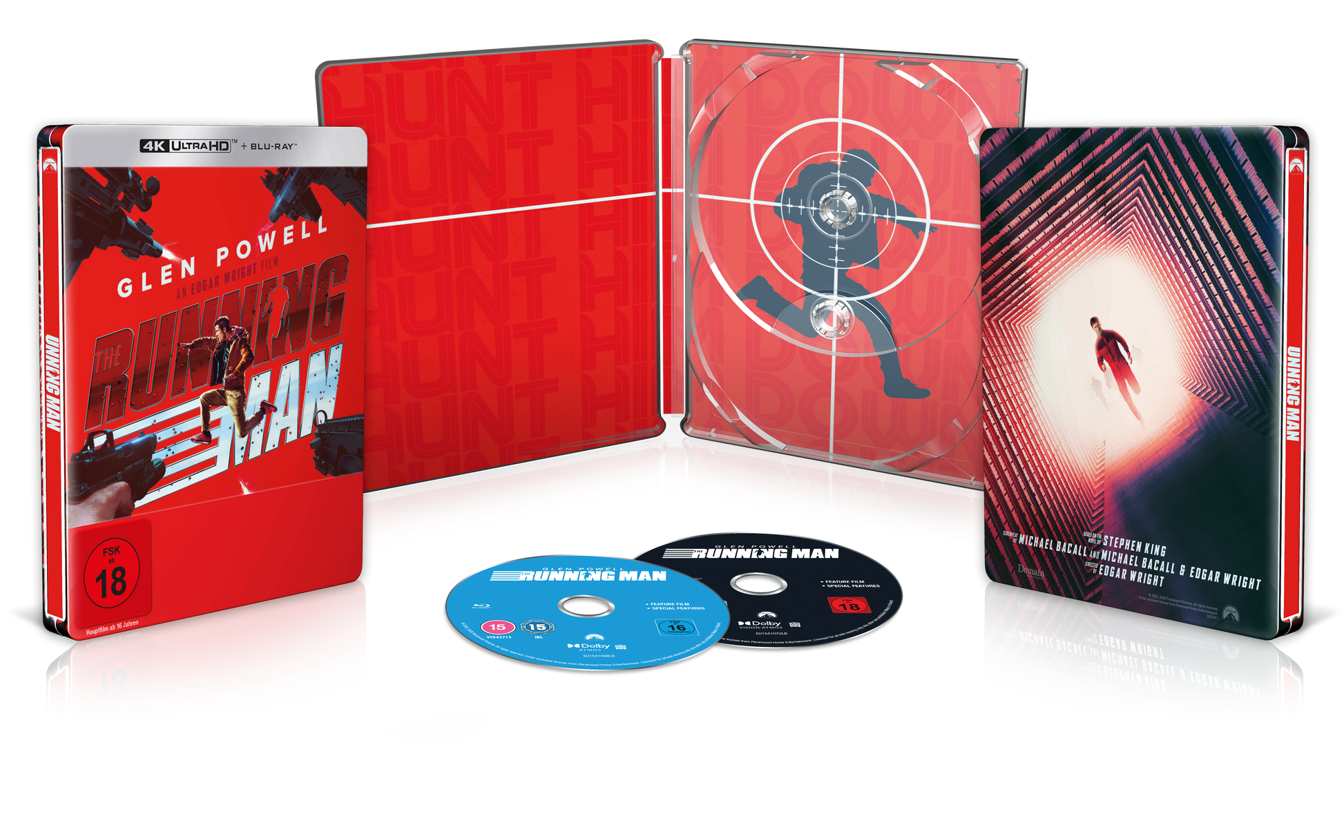 The Running Man (2025) 4K UHD + Blu-ray (Lim. Steelbook) 4K UHD