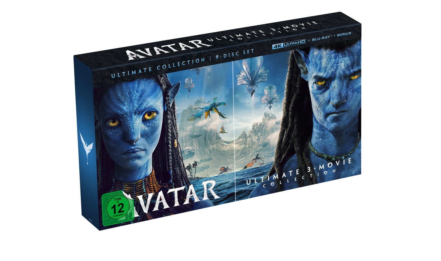 Avatar Ultimate 3-Movie-Collection [4K UHD + Blu-ray + Bonus]