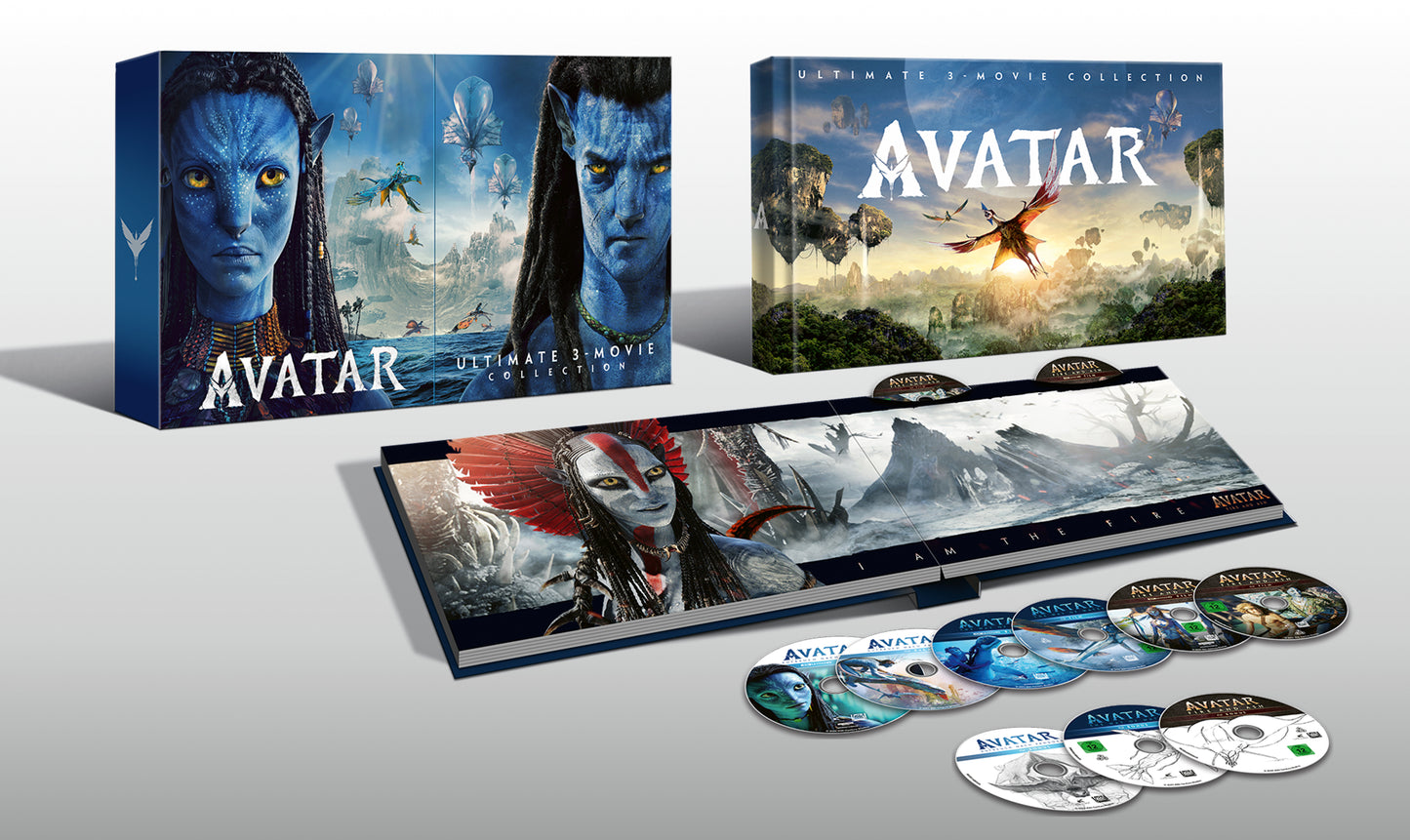 Avatar Ultimate 3-Movie-Collection [4K UHD + Blu-ray + Bonus]