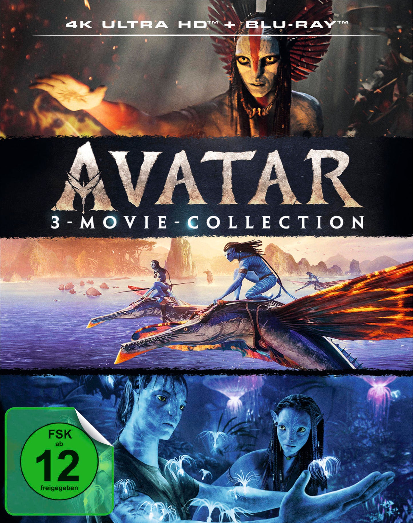 Avatar 3-Movie-Collection 4K UHD + Blu-ray BluRay