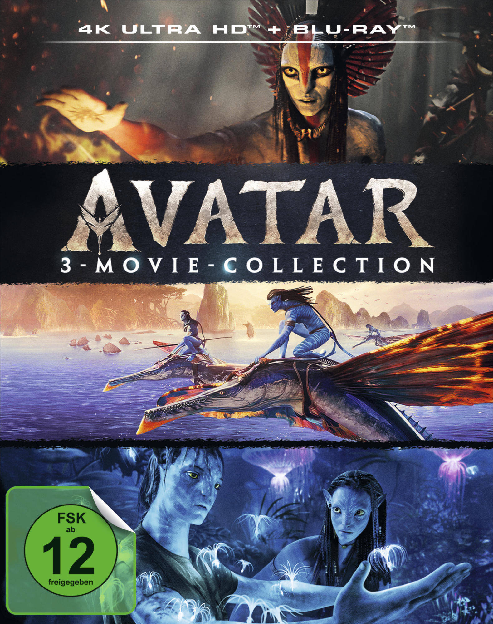 Avatar 3-Movie-Collection 4K UHD + Blu-ray BluRay